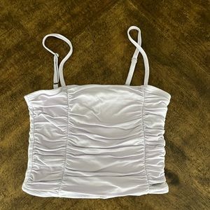 Lavender crop top, size xs, purchased from hollister
